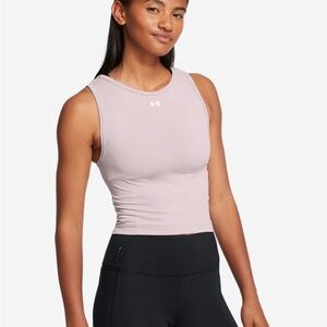 Under Armour Women's Pale Lilac Cropped Tank XS